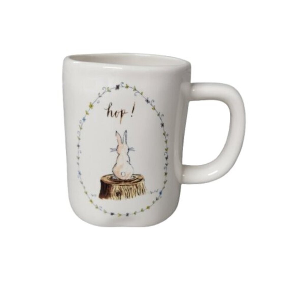 Rae Dunn Bunny "Hop" Coffee Tea Mug